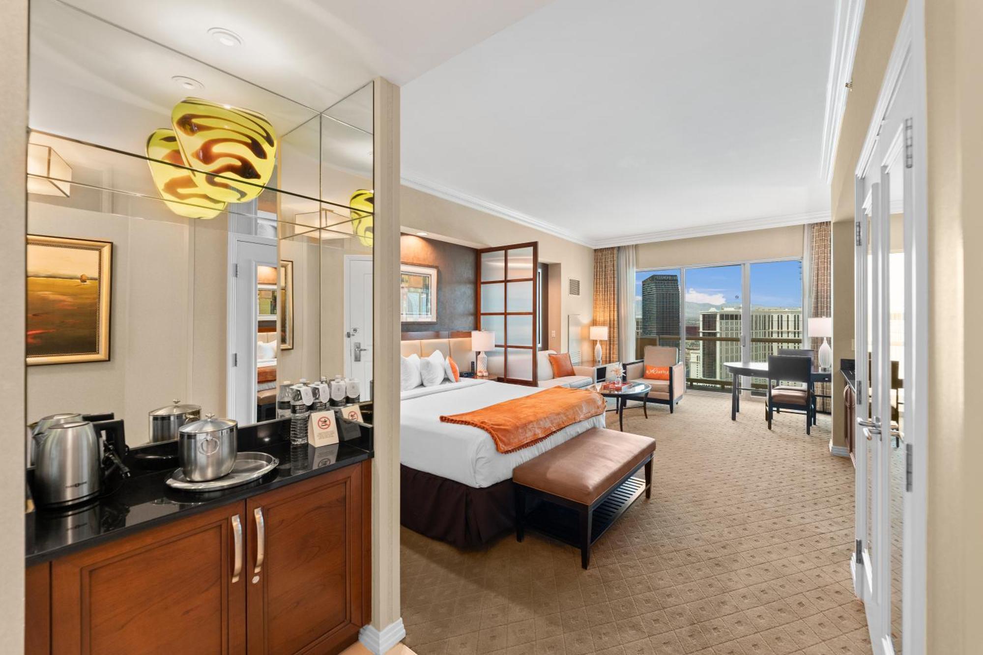 Lucky Gem Penthouse & Luxury Suites At Signature Resort, Balcony Strip View 2605 Las Vegas Bagian luar foto