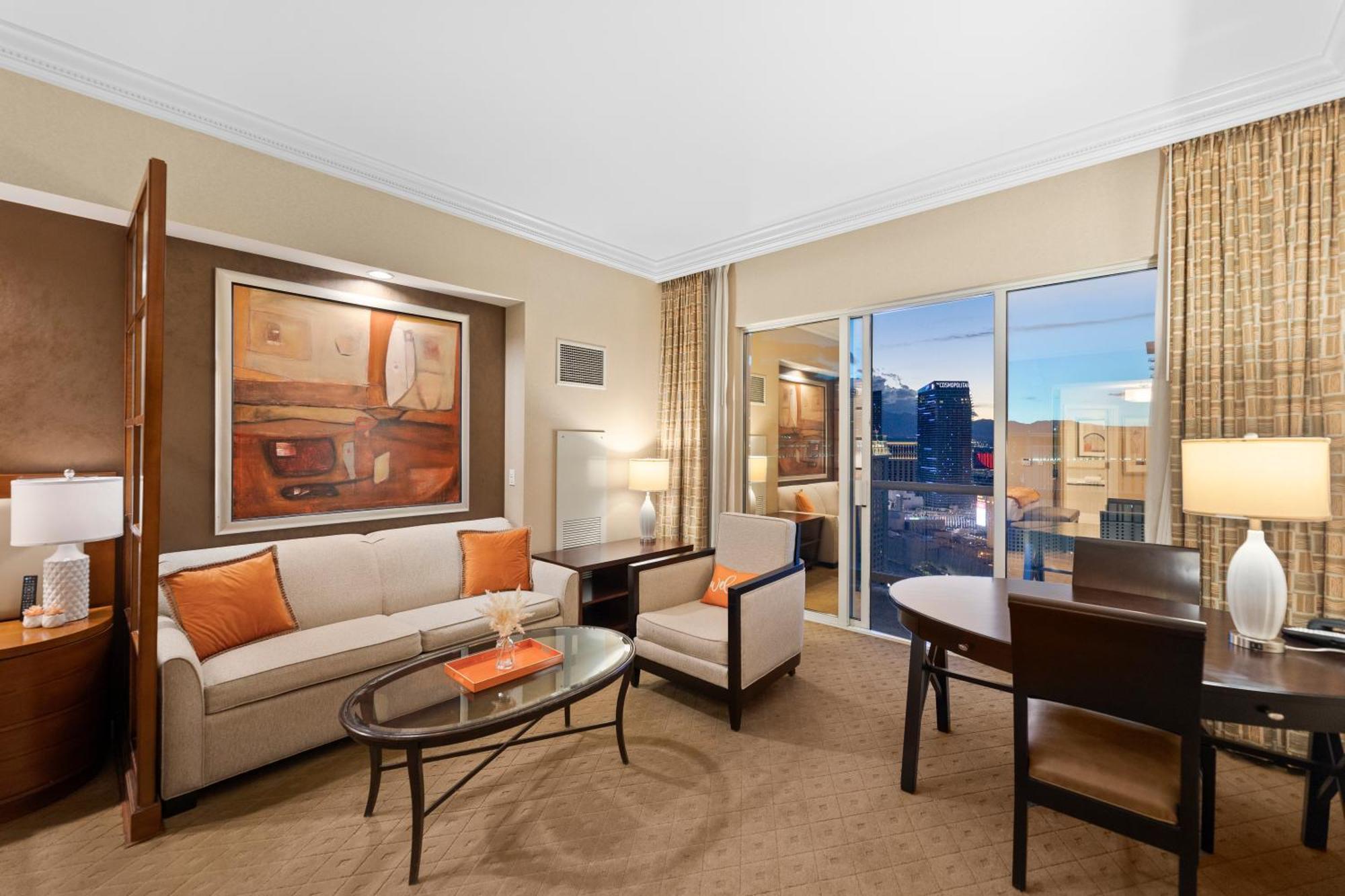 Lucky Gem Penthouse & Luxury Suites At Signature Resort, Balcony Strip View 2605 Las Vegas Bagian luar foto
