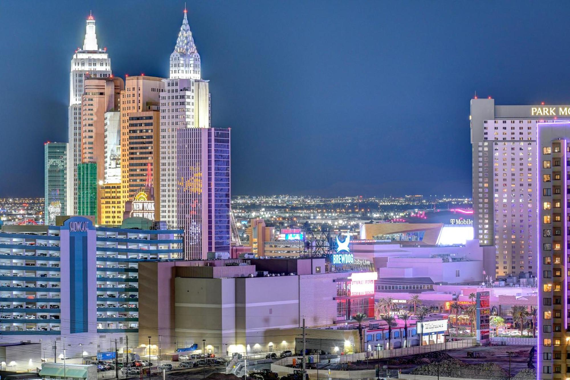 Lucky Gem Penthouse & Luxury Suites At Signature Resort, Balcony Strip View 2605 Las Vegas Bagian luar foto