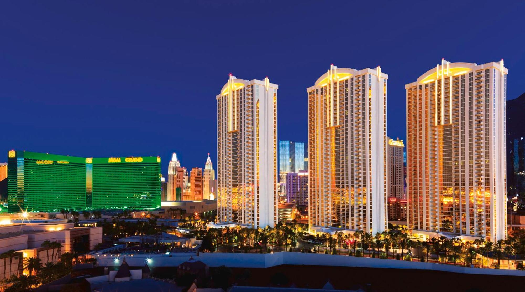 Lucky Gem Penthouse & Luxury Suites At Signature Resort, Balcony Strip View 2605 Las Vegas Bagian luar foto